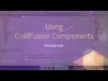 08 Reusing Code 10 Using ColdFusion component