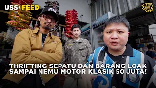THRIFTING SEPATU DAN BARANG LOAK LANGKA DI PASAR PONCOL SENEN! | #GENGGOL Jejouw, Ardan
