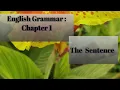 Chapter 1 The Sentence