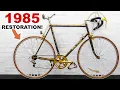 Vintage Raleigh Record Restoration 1985 Rebuild Rusty Wheel Bottom Bracket Headset bearings