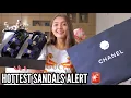 Chanel HAUL 2021 HOTTEST Sandals Unboxing Are They Worth It First Impression Thoughts TryOn