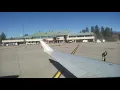 American Eagle CRJ 900 Engine Start Up Gate 1 Flagstaff Pulliam Airport Flagstaff AZ