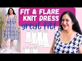 GREAT FITTING Fit flare knit dress EASY SEW Spellbound Pattern Emporium 50 Off
