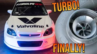 My K Swapped EK Civic Just Got BOOSTED 