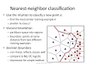 kNN 3 Voronoi cells and decision boundary