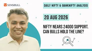 NIFTY & BANK NIFTY Analysis for Tomorrow | Stock Market Outlook | 20 August 2026, Thursday