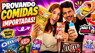 PROVEI AS COMIDAS IMPORTADAS MAIS ESQUISITAS QUE ENCONTREI !! PASSEI MAL