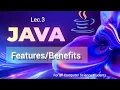 Java Features Explained in Hindi OOP Platform Independent Secure Java Tutorial Lec 3