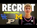 Kager Knueppel Recruit Update - Kentucky Purdue Michigan Courtside At EYBL Memphis