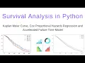Survival Analysis in Python Time to event analysis
