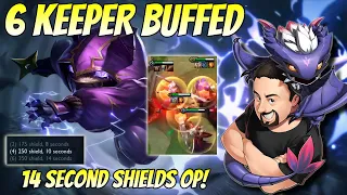 6 Keepers Buffed - Pretty good now! | TFT Fates | Teamfight Tactics