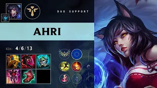 Ahri Support vs Blitzcrank - EUW Challenger Patch 26 11