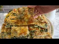 Whenever I buy spinach I always prepare this recipe Crispy spinach pie with few ingredients