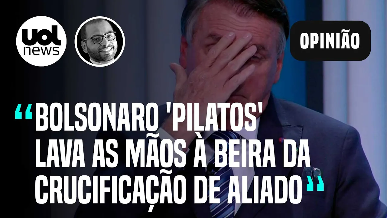 Bolsonaro faz como Pilatos e lava as mãos à beira da crucificação de Mauro Cid, diz Alcoforado