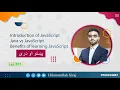 Lec Introduction of JS java vs JS Benefits of learning JS
