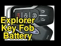 How to Change the Key Fob Battery for 2017 Ford Explorer and Mustang