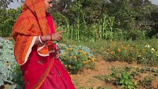 Happy moments of a farmer. 