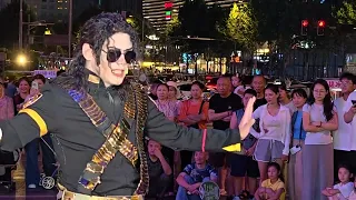 Michael Jackson - JAM - Michael Jackson impersonator show in China