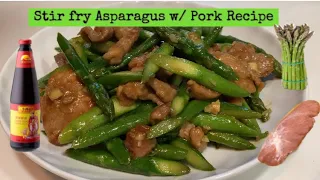 Shrimp Asparagus Stir Fry Recipe. 