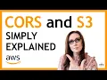 CORS and S3 Simply Explained The Theory Cross-Origin Resource Sharing AWS Training