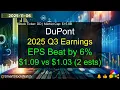DuPont DD 15 8B - 2025 Q3 Earnings Analysis