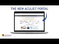 Guide to the Updated Aculist Portal - June 2024