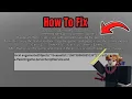 How to FIX Roblox Error 501 HTTP Requests Popup Remove Backdoor NOW