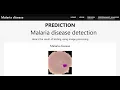 Malaria Detection using Deep Learning Python Final Year Project