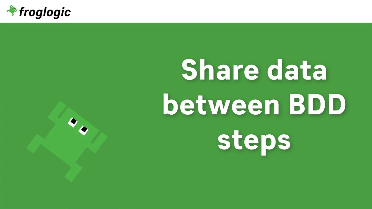 Share data between BDD steps
