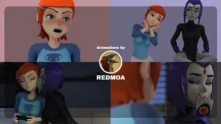 Gwen Raven Animations by Redmoa