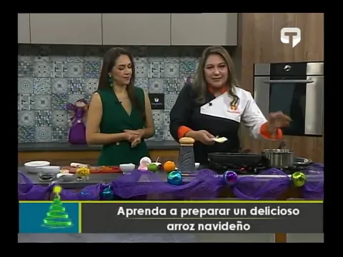 Aprenda a prepara un delicioso arroz navideño