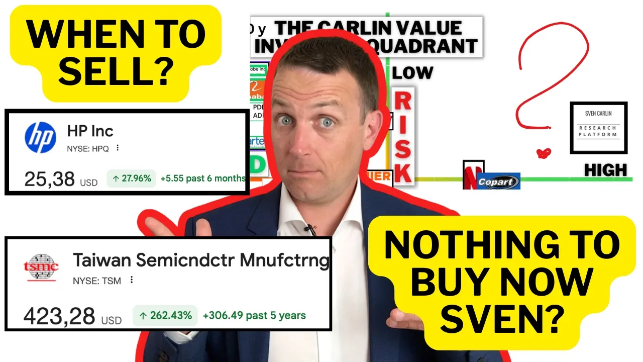 When To Sell A Stock? Part II - Never A Buy With Sven???