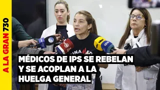 ¡Se descontroló el paro! Médicos del IPS se unen a los reclamos y preparan medidas drásticas
