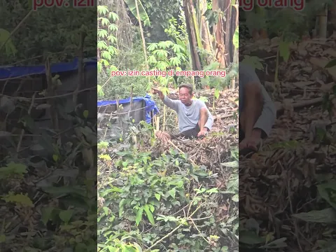 NUMPANG MANCING GABUS DI EMPANG ORANG