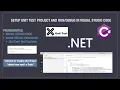 Test Explorer with X-Unit Test Project Setup in Visual Studio Code Net Core Test Explorer