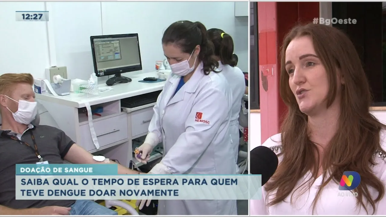 Saiba qual o tempo de espera para quem teve dengue doar novamente