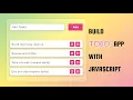 How to Create To-Do List App Using HTML CSS And Javascript Javascript Beginners Tutorial
