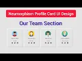 Neumorphism Profile Card UI Design Using Only HTML CSS Neumorphism CSS