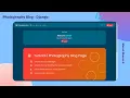 Photography blog website - Django Html CSS JS Python Bootstrap