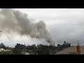 Helicopter circling the airplane crash site in Yorba Linda 2-3-2019