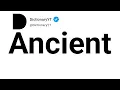 Ancient Antonyms Opposite Words