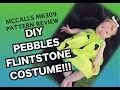 Adorable DIY Pebbles Flintstone Costume McCalls M6309 Review