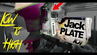 Jack Plates Low to High ontheflyjackplates875 Budget boat build Ep 9