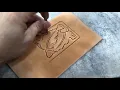 How To Tool An Oak Leaf Acorn Wallet Pattern