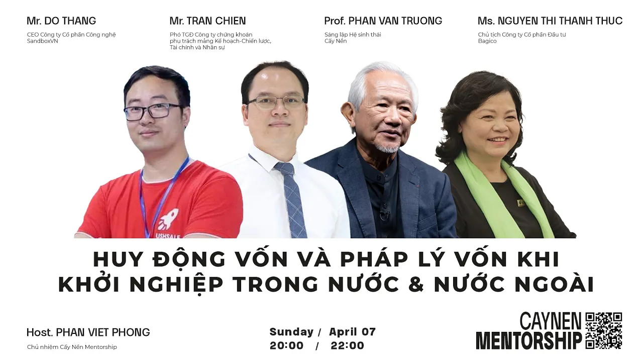 Outline Video Cấy Nền Mentor 01: Hiểu về vốn khi khởi nghiệp.