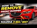 How to the front bumper on a Mazda 3 BM Mazda 3 BN