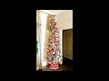 9 Ft Prelit Flocked Christmas Tree