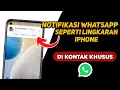 Cara Membuat Suara Notifikasi WhatsApp Keren, Seperti lingkaran iPhone|| terbaru 2024