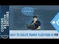 How To Create Forgot Password In PHP MySQLi