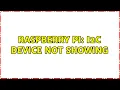 Raspberry Pi I2C device not showing